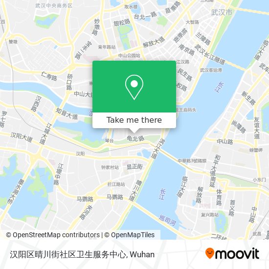 汉阳区晴川街社区卫生服务中心 map