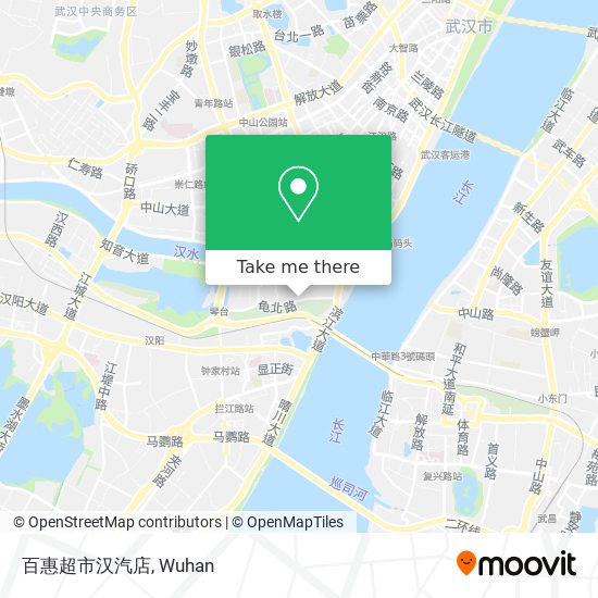 百惠超市汉汽店 map