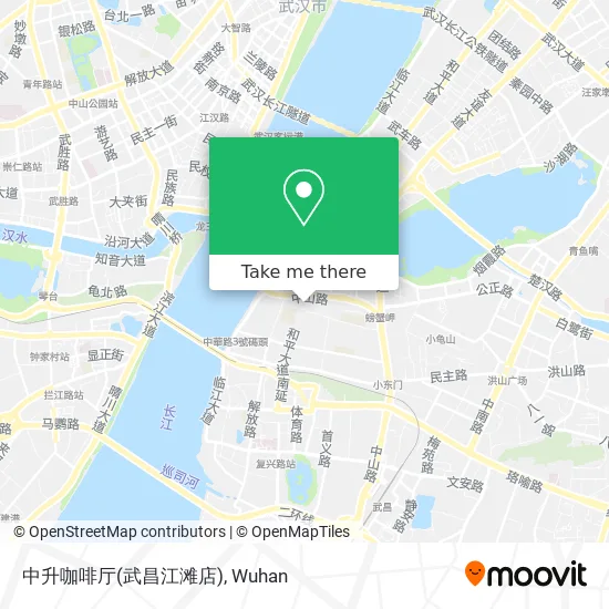 中升咖啡厅(武昌江滩店) map