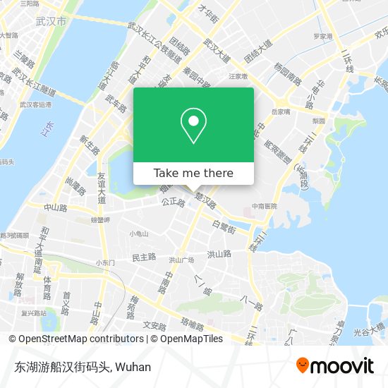 东湖游船汉街码头 map