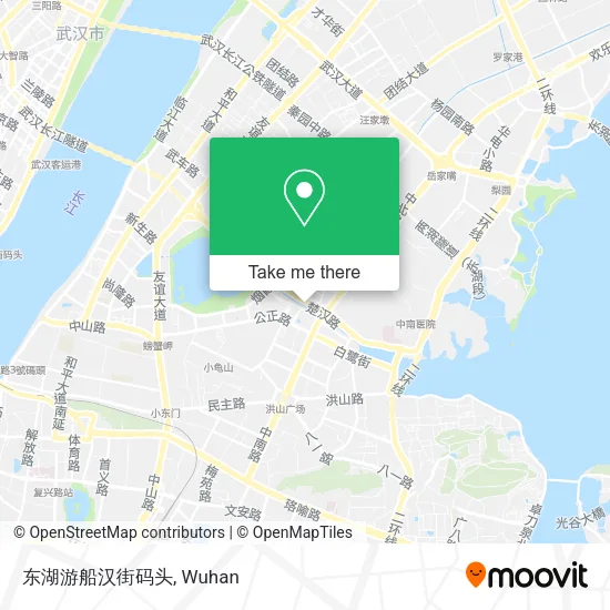 东湖游船汉街码头 map