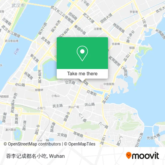 蓉李记成都名小吃 map