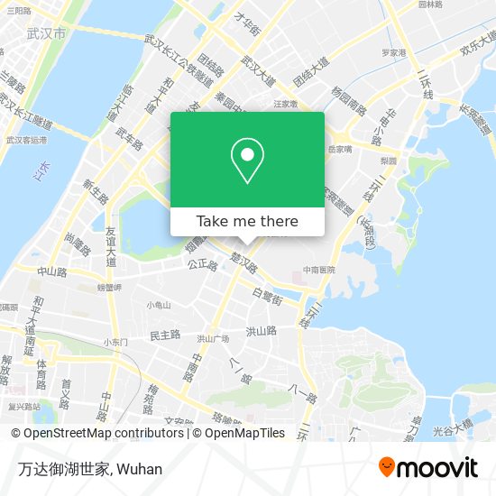 万达御湖世家 map