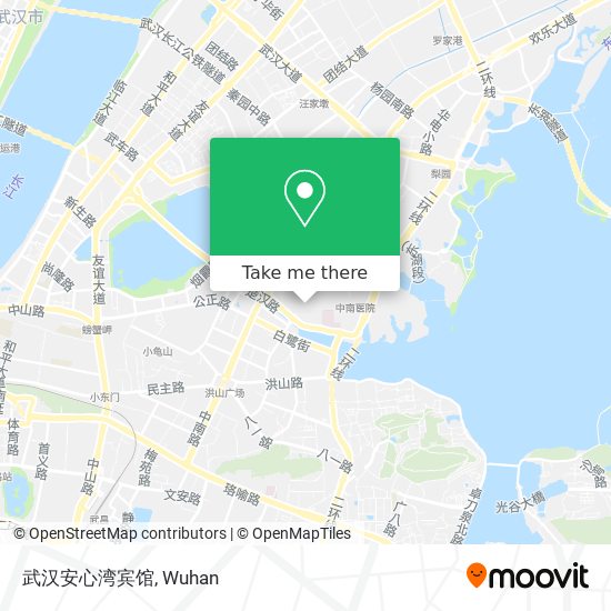 武汉安心湾宾馆 map