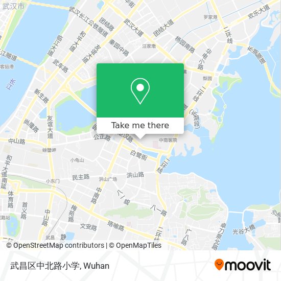 武昌区中北路小学 map