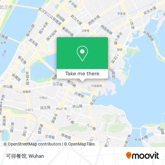 可得餐馆 map