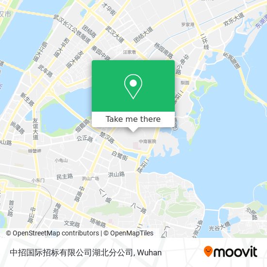 中招国际招标有限公司湖北分公司 map