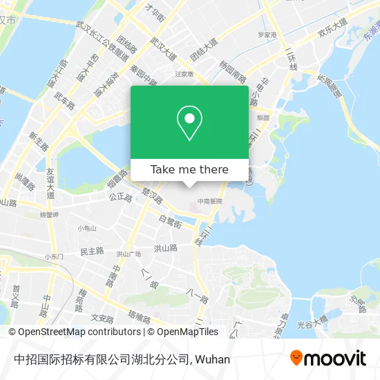 中招国际招标有限公司湖北分公司 map