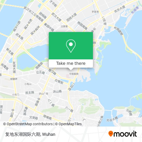 复地东湖国际六期 map