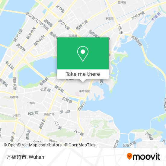 万福超市 map