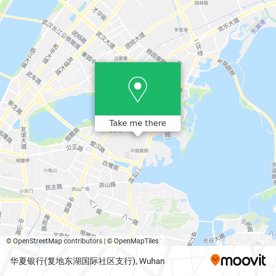 华夏银行(复地东湖国际社区支行) map