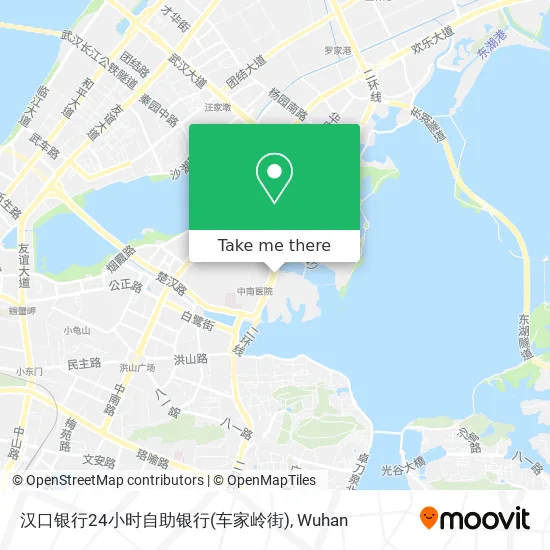 汉口银行24小时自助银行(车家岭街) map