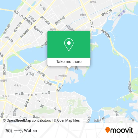 东湖一号 map