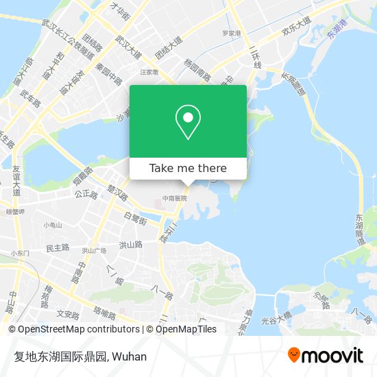 复地东湖国际鼎园 map