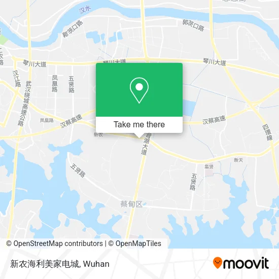 新农海利美家电城 map