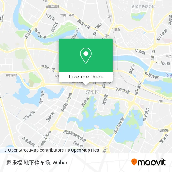 家乐福-地下停车场 map