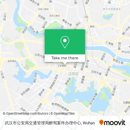 武汉市公安局交通管理局醉驾案件办理中心 map