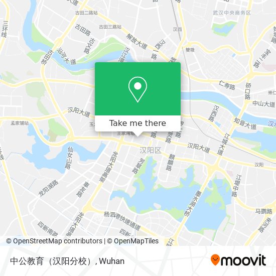 中公教育（汉阳分校） map