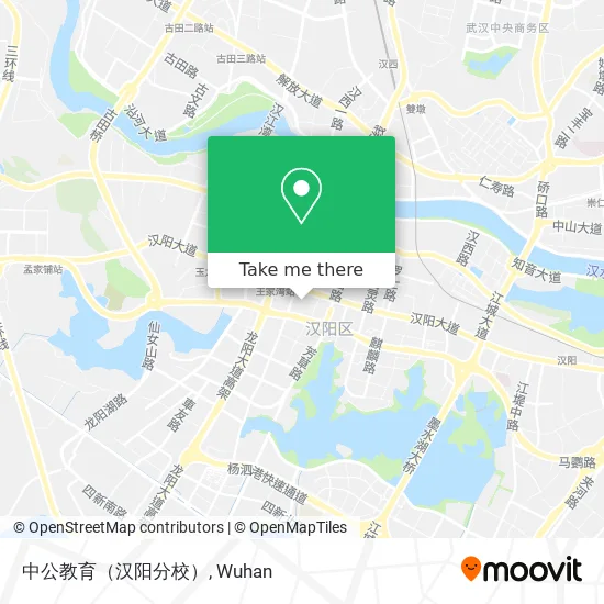 中公教育（汉阳分校） map