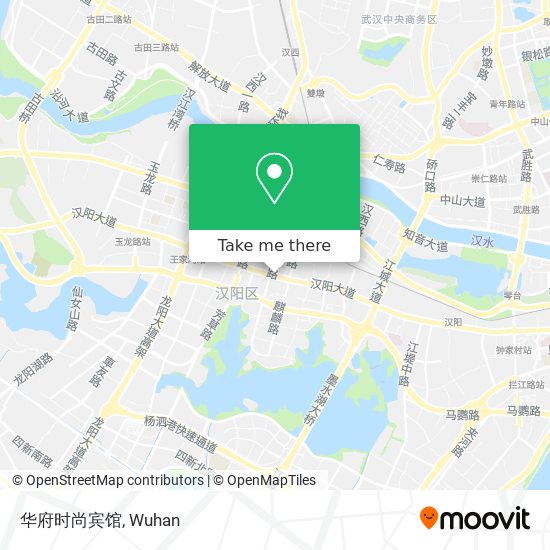 华府时尚宾馆 map