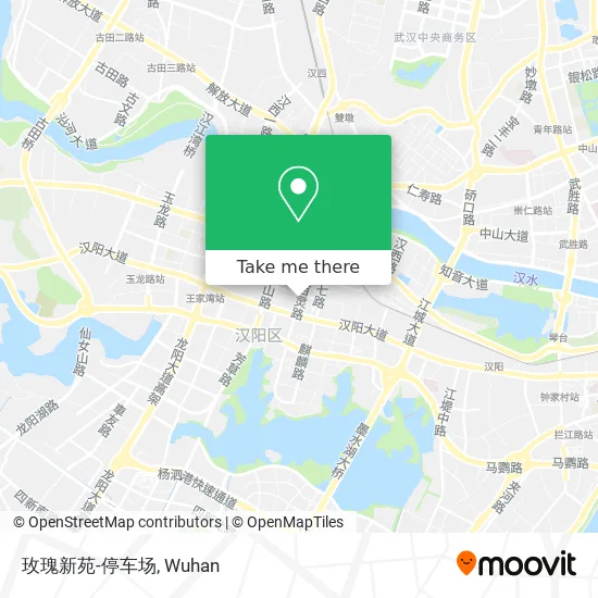 玫瑰新苑-停车场 map