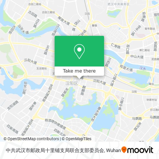 中共武汉市邮政局十里铺支局联合支部委员会 map