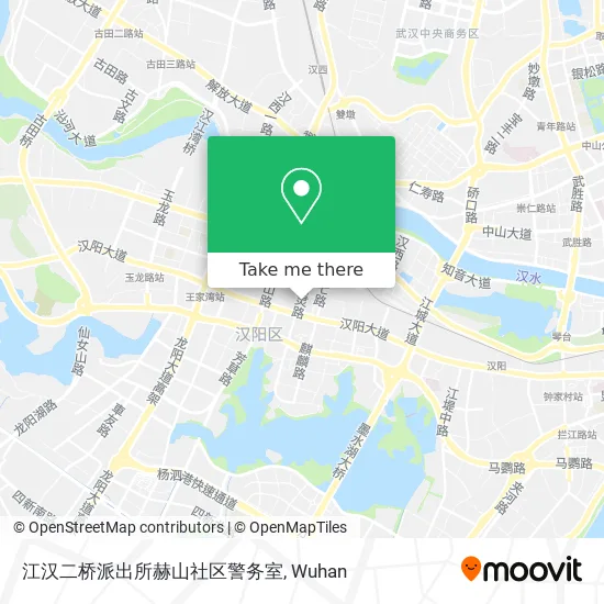 江汉二桥派出所赫山社区警务室 map