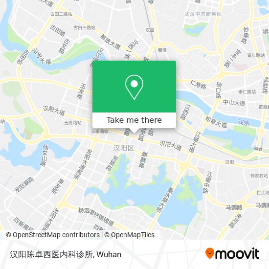 汉阳陈卓西医内科诊所 map