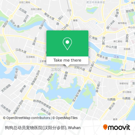 狗狗总动员宠物医院(汉阳分诊部) map