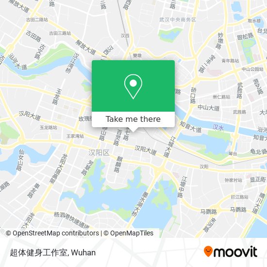 超体健身工作室 map