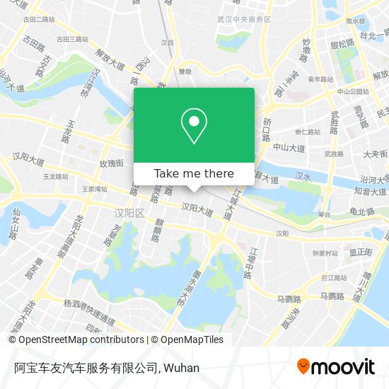 阿宝车友汽车服务有限公司 map