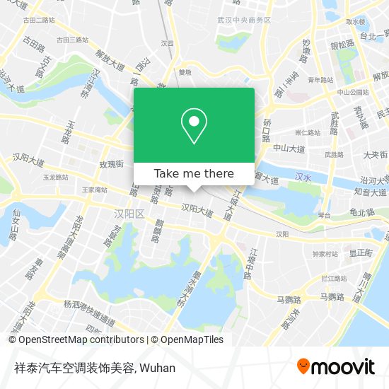 祥泰汽车空调装饰美容 map