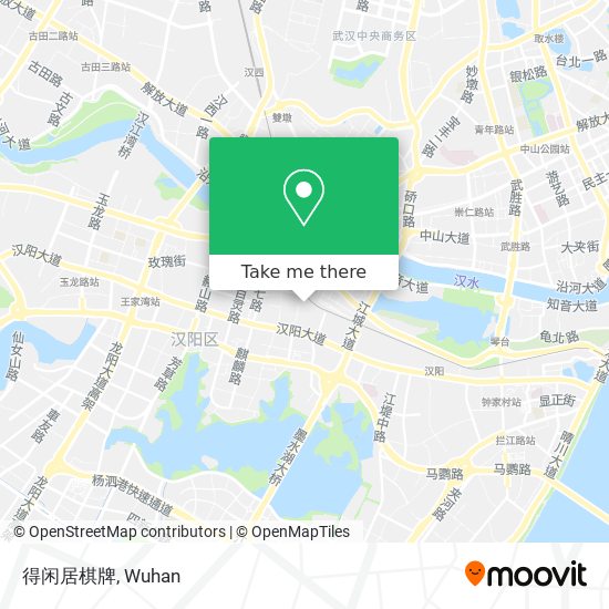 得闲居棋牌 map