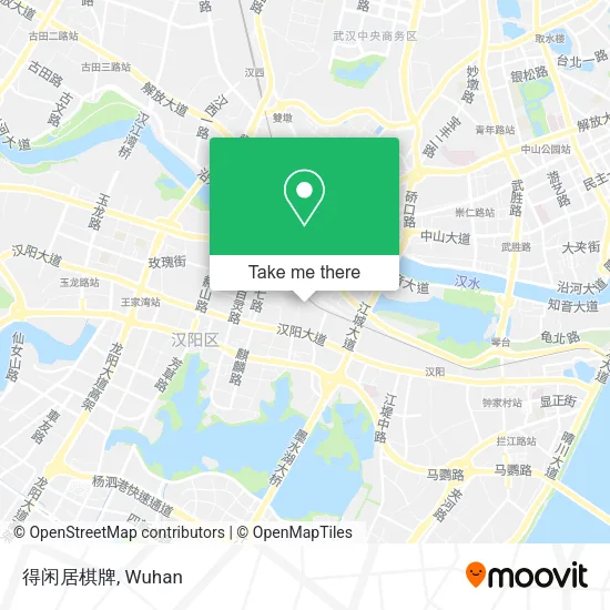 得闲居棋牌 map