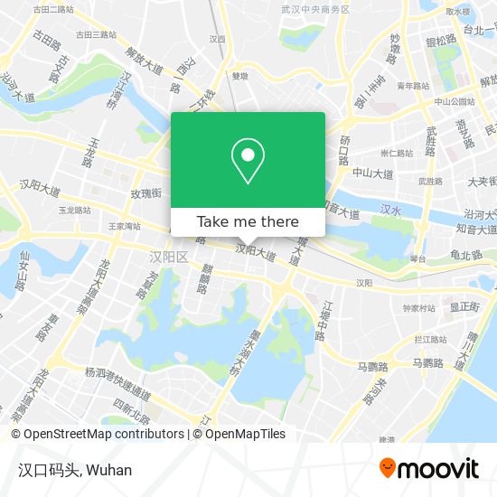 汉口码头 map