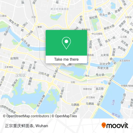 正宗重庆鲜面条 map