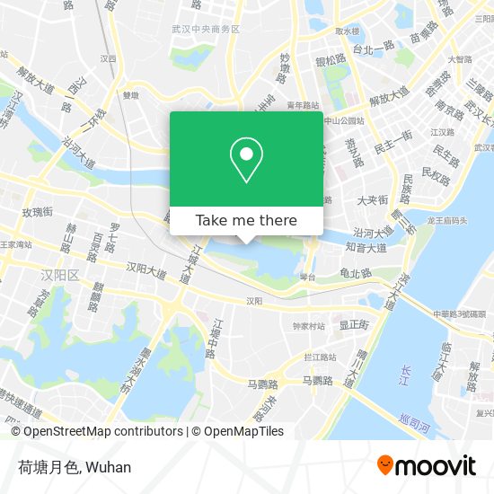 荷塘月色 map
