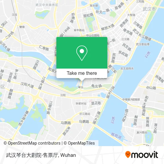 武汉琴台大剧院-售票厅 map