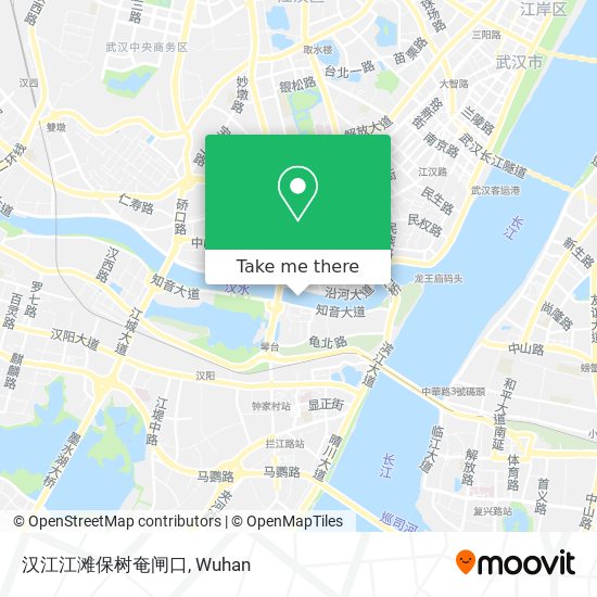 汉江江滩保树奄闸口 map