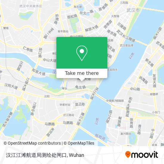 汉江江滩航道局测绘处闸口 map