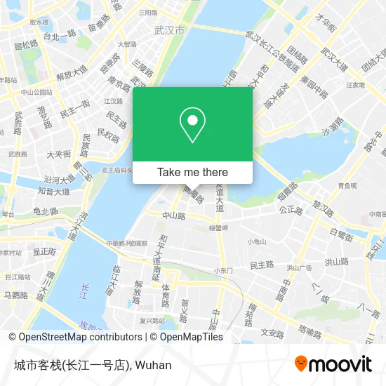 城市客栈(长江一号店) map