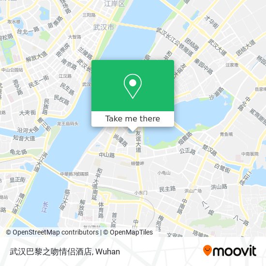 武汉巴黎之吻情侣酒店 map
