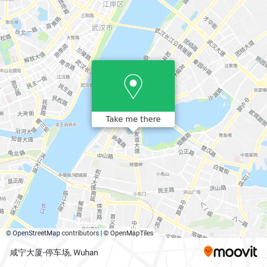 咸宁大厦-停车场 map
