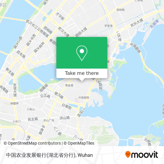 中国农业发展银行(湖北省分行) map