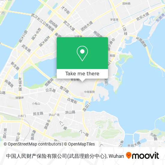 中国人民财产保险有限公司(武昌理赔分中心) map