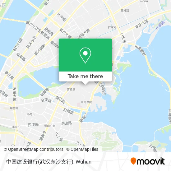 中国建设银行(武汉东沙支行) map