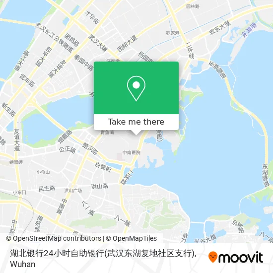 湖北银行24小时自助银行(武汉东湖复地社区支行) map
