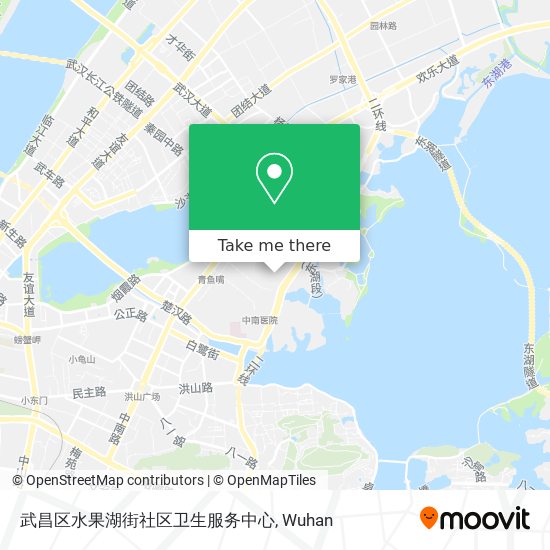武昌区水果湖街社区卫生服务中心 map