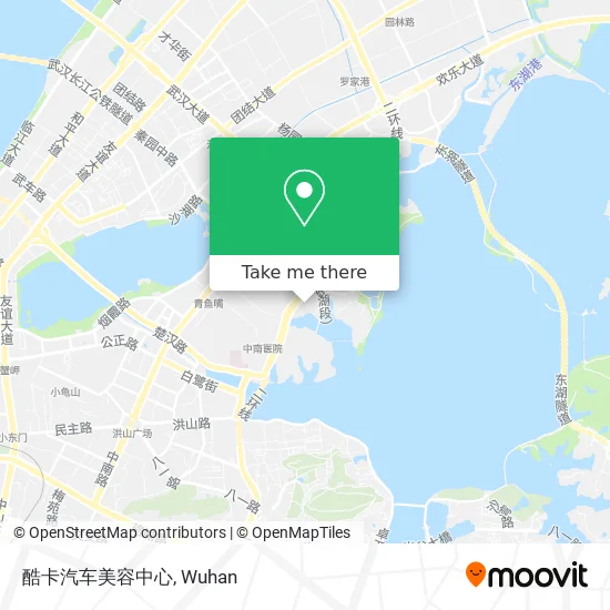 酷卡汽车美容中心 map