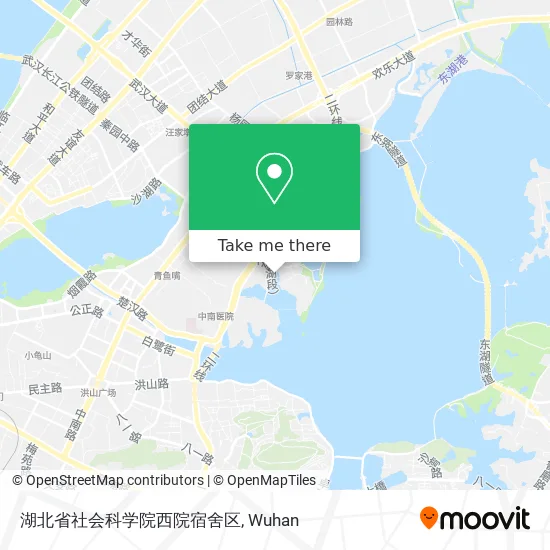 湖北省社会科学院西院宿舍区 map